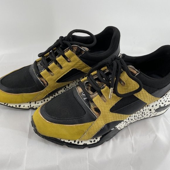 Steve‎ Madden Sneakers Women's 10M Animal Print Barra Wedge Cheetah Leopard - Picture 10 of 12